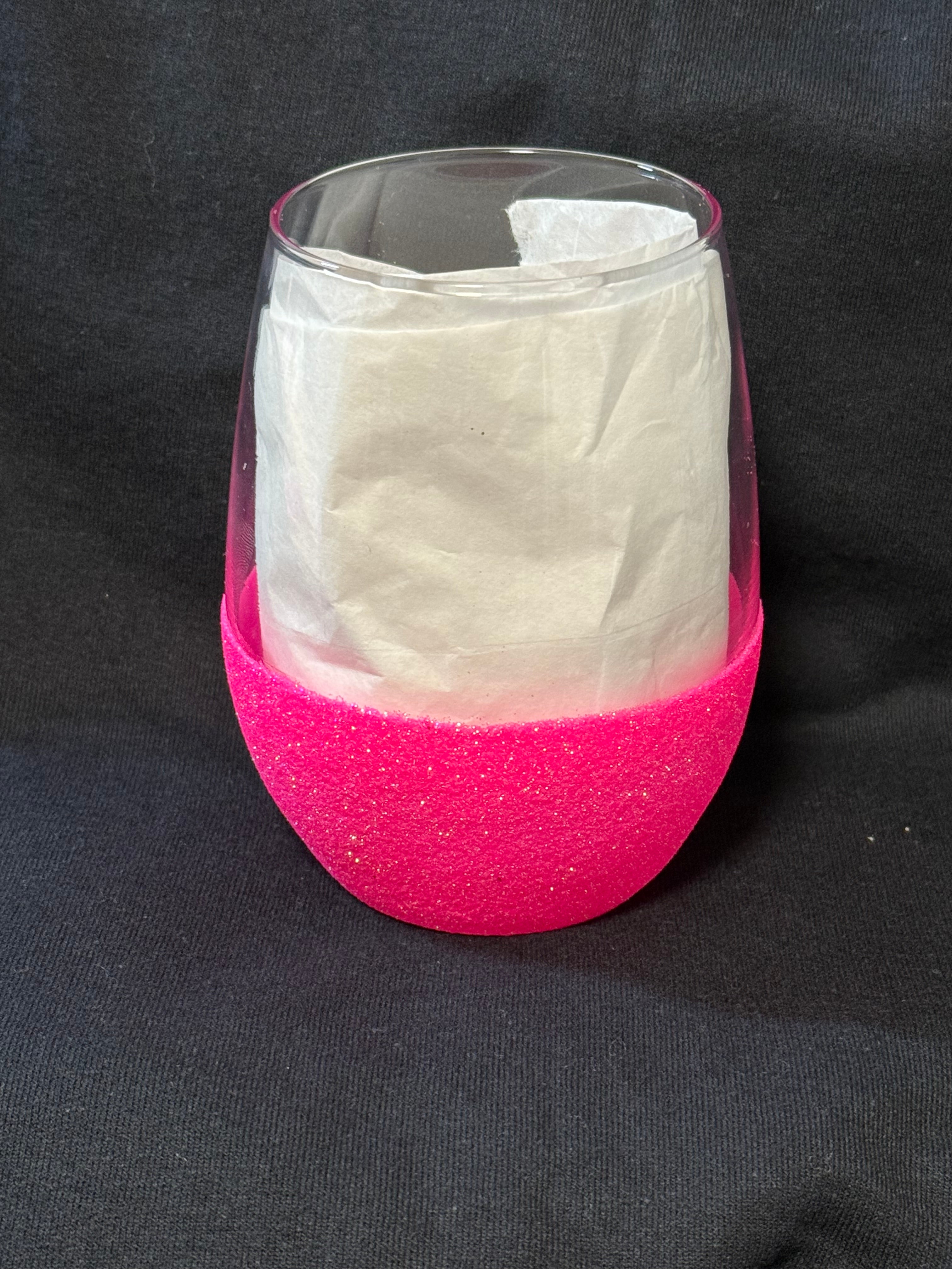 “Mom” Wine Glass